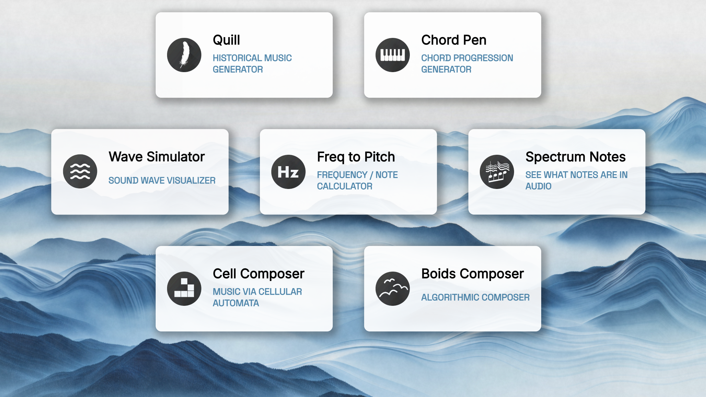 Snippet of Swansonic Website